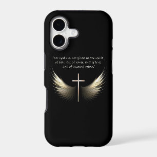 Holy Spirit and Christian Cross with Bible Verse