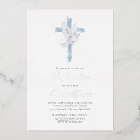 Holy Spirit blue cross Confirmation