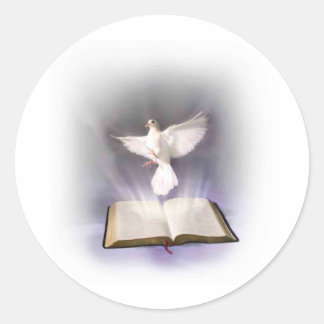 Holy Spirit Classic Round Sticker