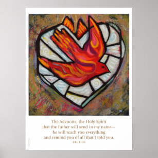 Holy Spirit Confirmation Poster, John 14:26 Poster