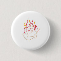 Holy Spirit -  Dove and Flames Illustration 