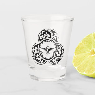 Holy Spirit Dove Christian symbol Shot Glass