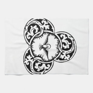 Holy Spirit Dove Christian symbol Tea Towel