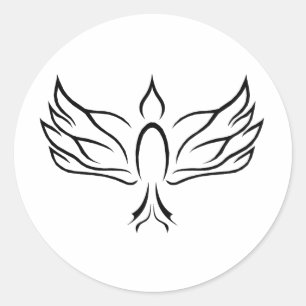 Holy Spirit Dove Classic Round Sticker