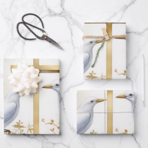Holy Spirit Dove & Cross Gift Wrap