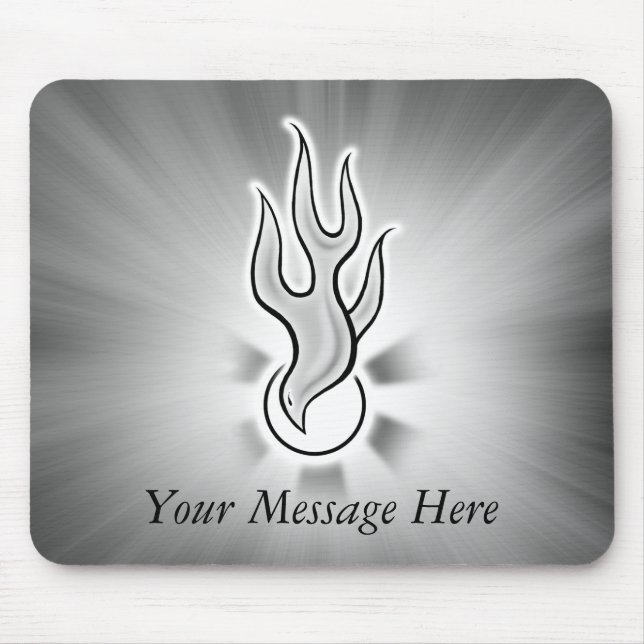Holy Spirit Dove Flame Design Mouse Pad (Front)