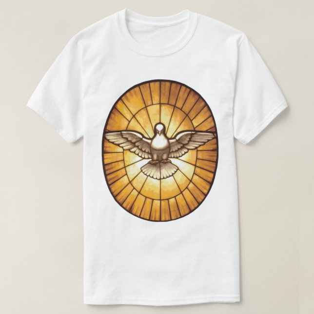 Holy Spirit Dove from St. Peter_s Basilica   T-Shirt (Design Front)