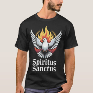 Holy Spirit Dove Latin Mass Catholic Church T-Shirt