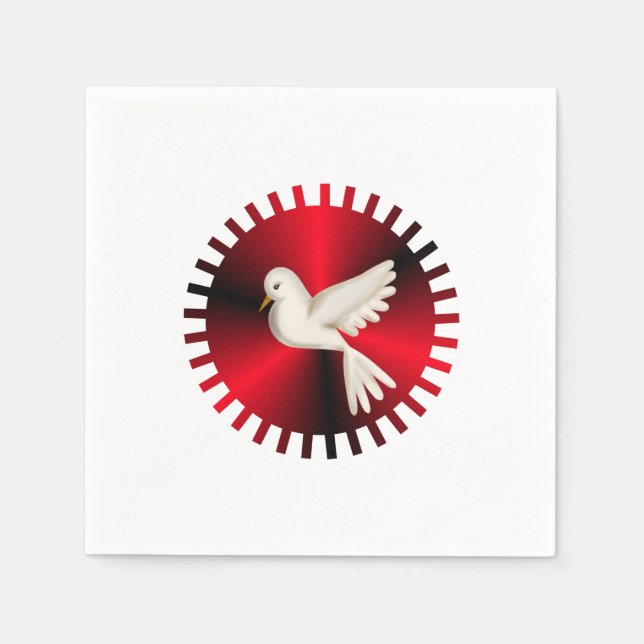 Holy Spirit Dove Napkin (Front)