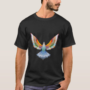 Holy Spirit Dove Praise Jesus Pentecost Colourful  T-Shirt