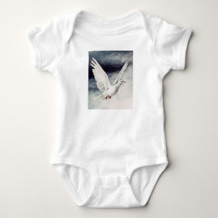 Holy Spirit Dove Religious Confirmation and Peace Baby Bodysuit