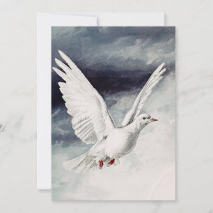 Holy Spirit Dove Religious Confirmation and Peace Invitation