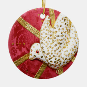 Holy Spirit doves Ceramic Ornament