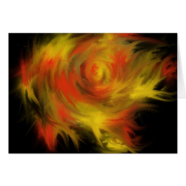 Holy Spirit Fire Christian Worship Art Painting (Front Horizontal)
