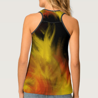Holy Spirit Fire Christian Worship Art Painting Singlet