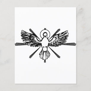 Holy Spirit in form of dove Flyer