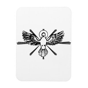 Holy Spirit in form of dove Magnet