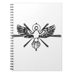 Holy Spirit in form of dove Notebook
