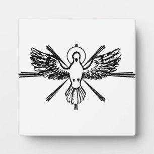 Holy Spirit in form of dove Plaque