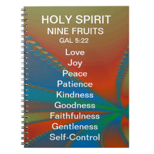HOLY SPIRIT "Nine Fruits"  Gal.5:22 JOURNAL