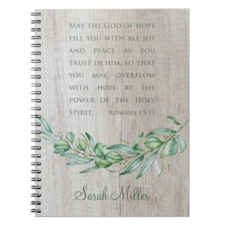 Holy Spirit Personalised Bible Verse Study Notebook