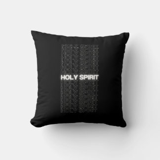 Holy Spirit Pillow Black