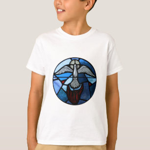 Holy Spirit Stained Glass Art T-Shirt