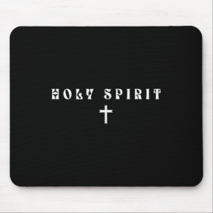 Holy Spirit Subtle Christian Minimal Religious Fai Mouse Pad
