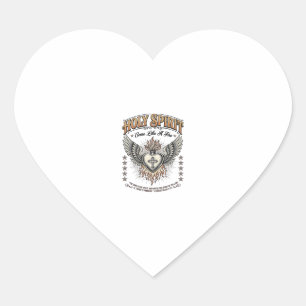 Holy Spirit Vintage Engraving Winged Heart Shirt_1 Sticker