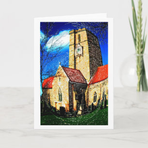 HOLY SPIRIT VISITS CHURCH HOLIDAY CARD
