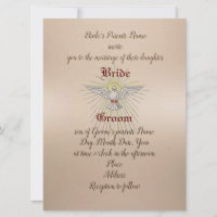 Holy Spirit Wedding Invitation