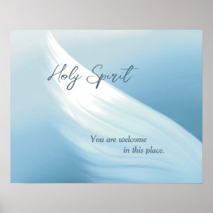 Holy Spirit You Are Welcome Canvas Print
