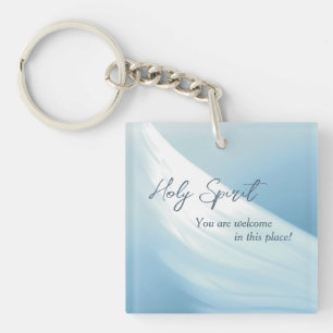 Holy Spirit You Are Welcome Key Ring
