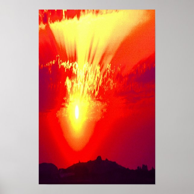 Holy sunset poster (Front)