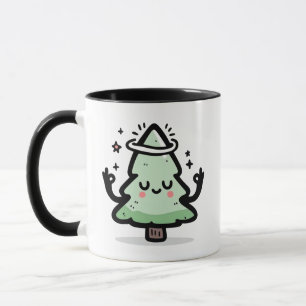 Holy Tree Mug – Cute Levitating Christmas Tree