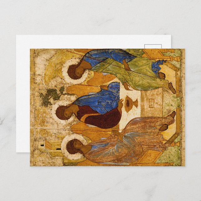 Holy Trinity by Andrey Rublev Postcard (Front/Back)