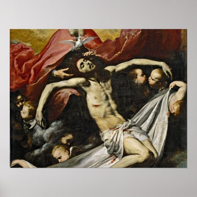 Holy Trinity by Jusepe de Ribera Poster (Front)
