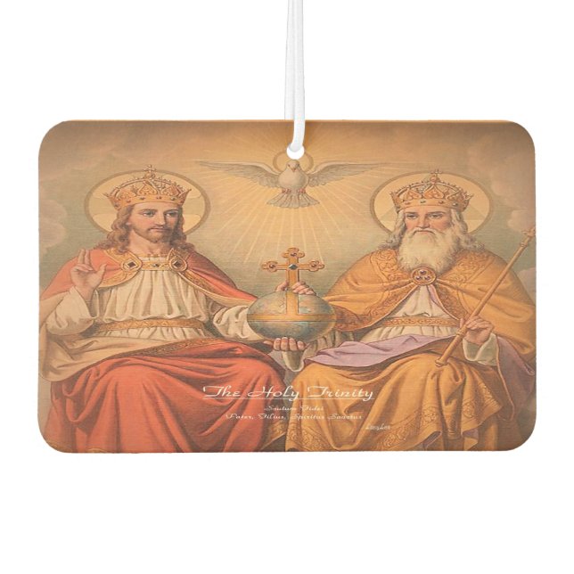 Holy Trinity Car Air Freshener (Front)