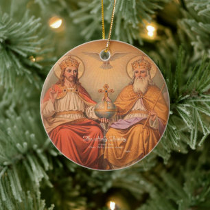 Holy Trinity Ceramic Ornament