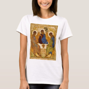 Holy Trinity Icon Rublev Religious art T-Shirt