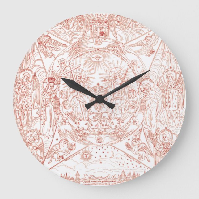 Holy Trinity in Glory Large Clock (Front)