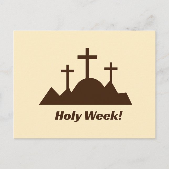 Holy Week - Easter Holiday Postcard (Front)