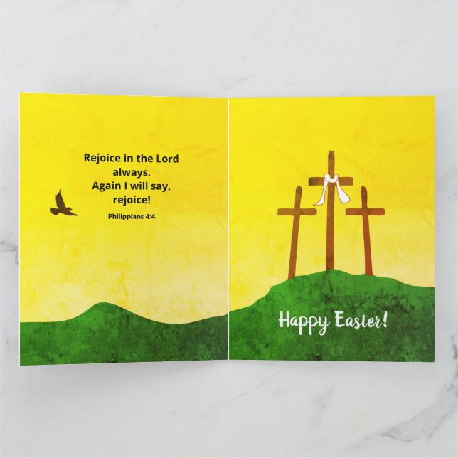 Holy Week & Easter Sunday Holiday Card (Inside)