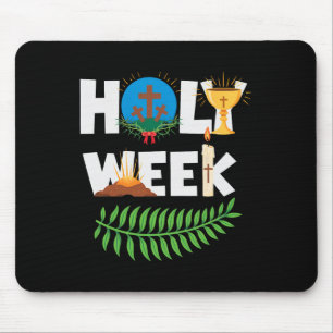 Holy Week Palm Sunday Maundy Thursday Good Friday Mouse Pad