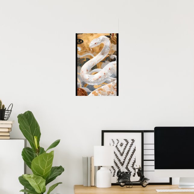Holy White Snake / The Sacred White Snake Poster (Home Office)