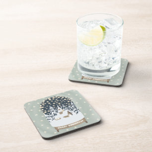 holydays_1_a bright Christmas_1 hard plastic Coaster