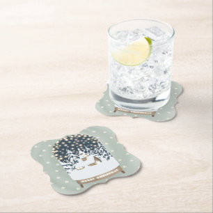 holydays_1_a bright Christmas_1 Paper Coaster