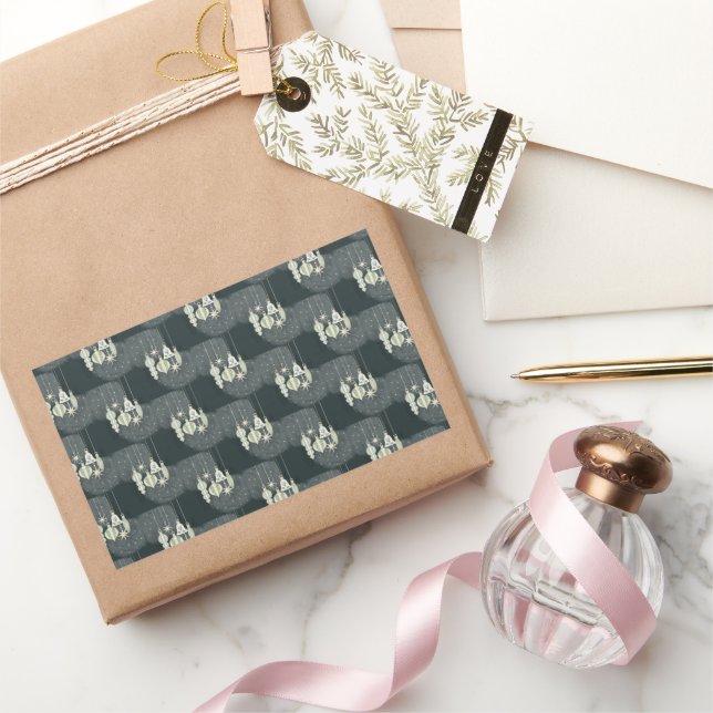 holydays_3_jingle bell rectangular sticker (Gifting)