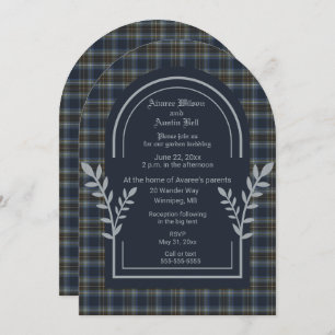 Holyrood Original Tartan Wedding Invitation
