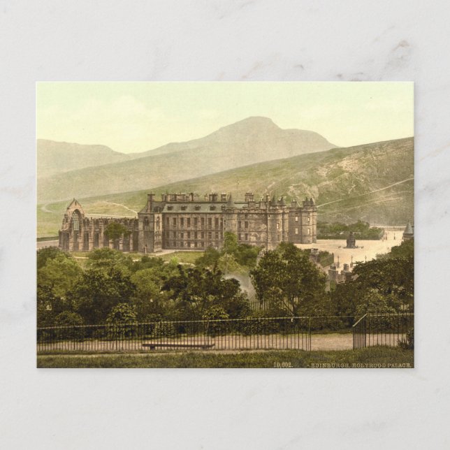 Holyrood Palace, Edinburgh, Scotland Postcard (Front)